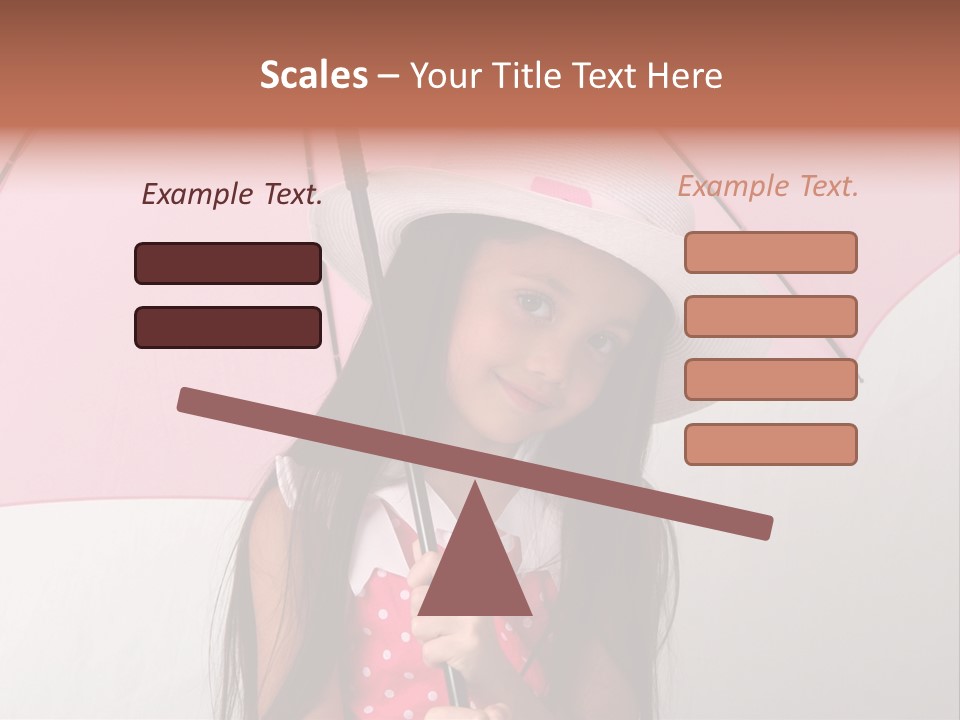 Hat Cute Dressed Up PowerPoint Template