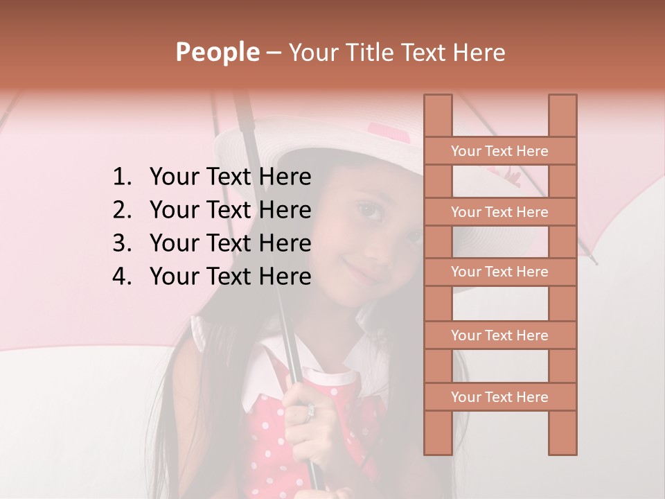 Hat Cute Dressed Up PowerPoint Template