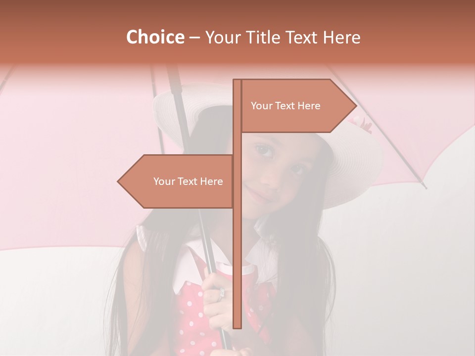 Hat Cute Dressed Up PowerPoint Template