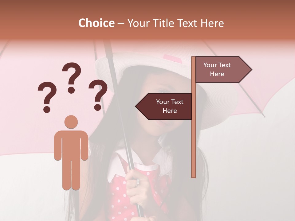 Hat Cute Dressed Up PowerPoint Template