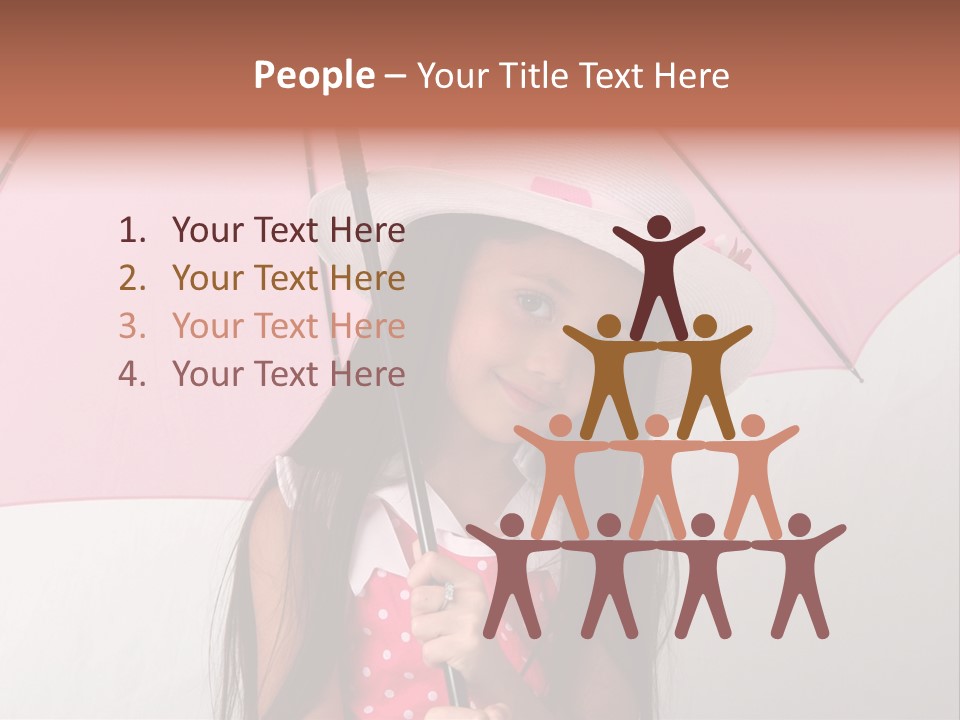 Hat Cute Dressed Up PowerPoint Template