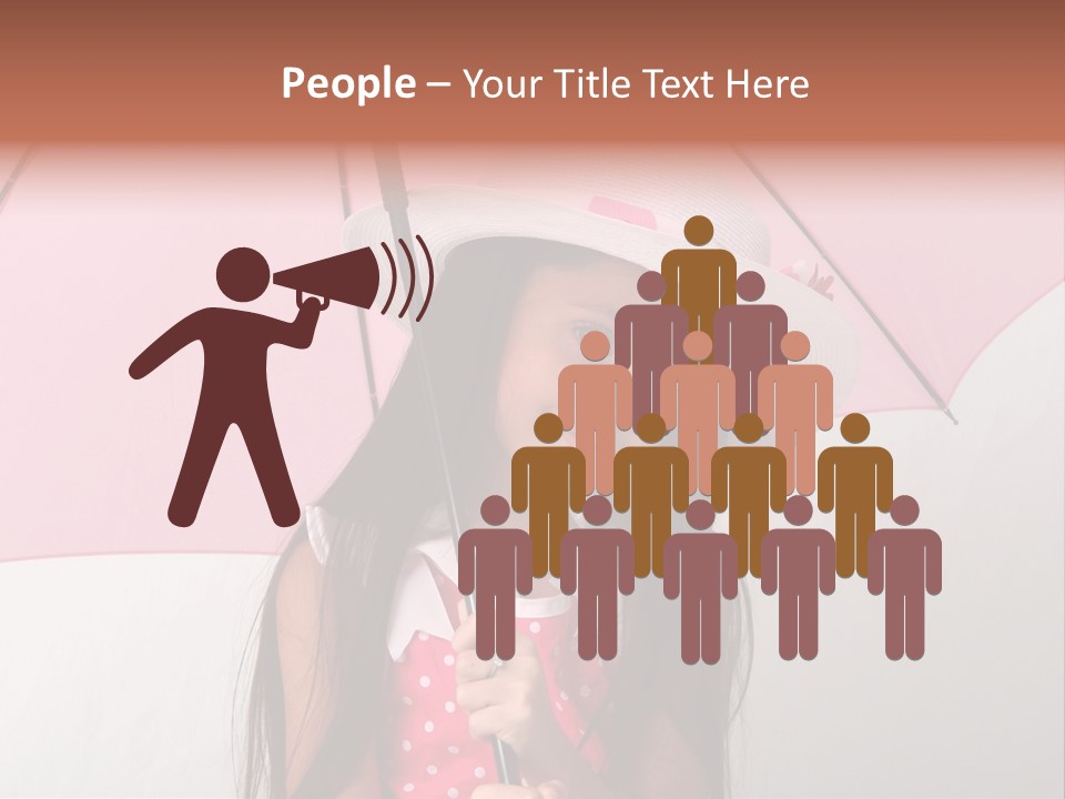 Hat Cute Dressed Up PowerPoint Template