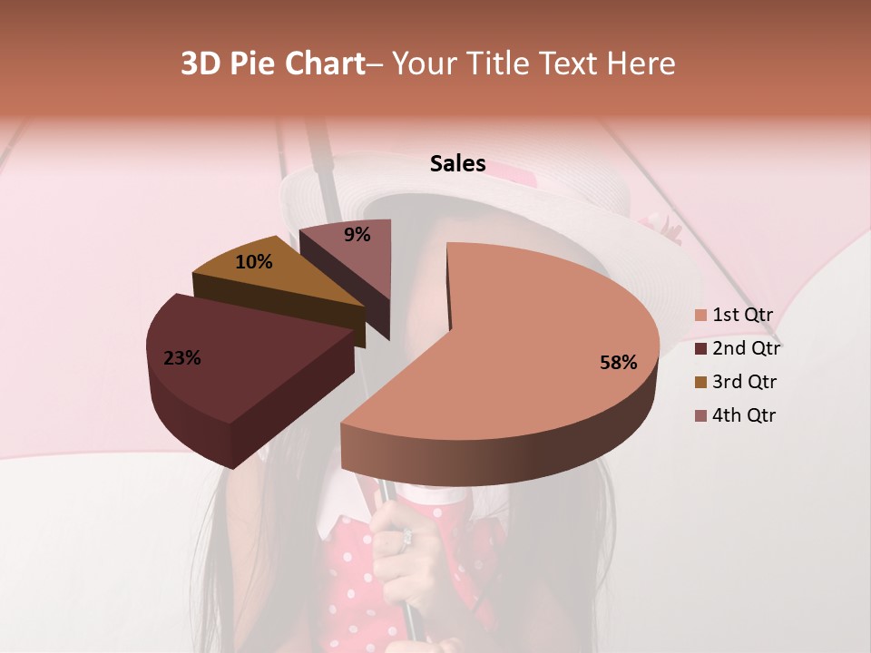 Hat Cute Dressed Up PowerPoint Template