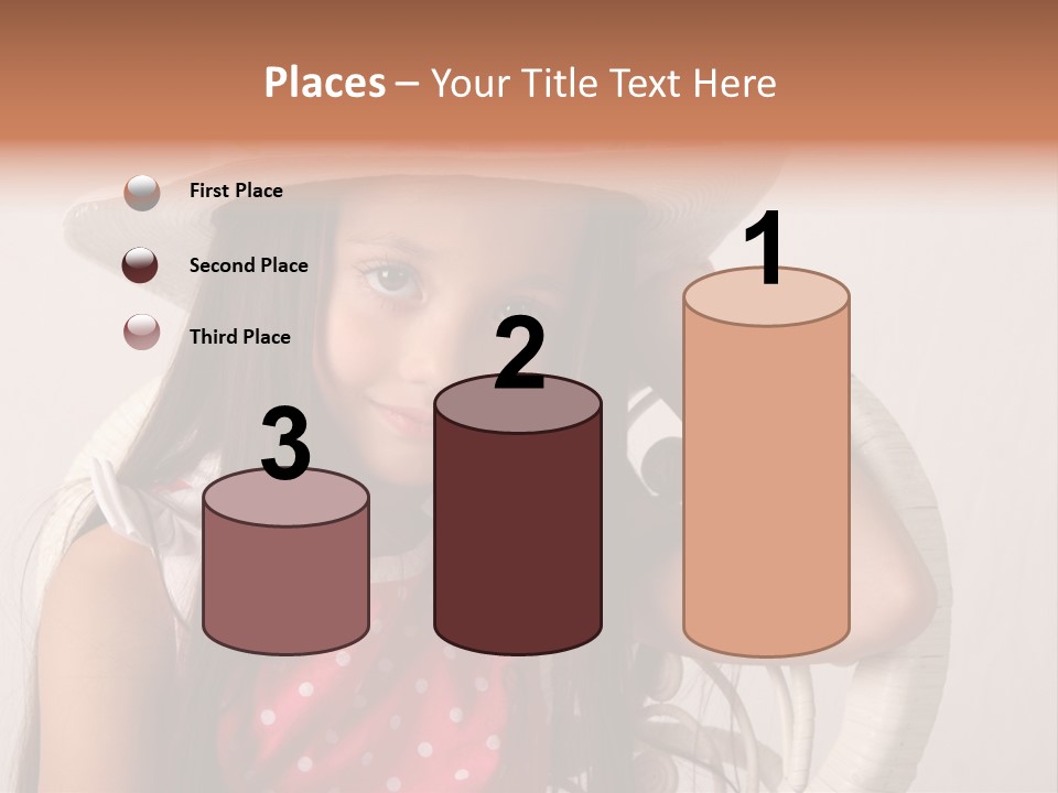 Hat Posed Cutie PowerPoint Template