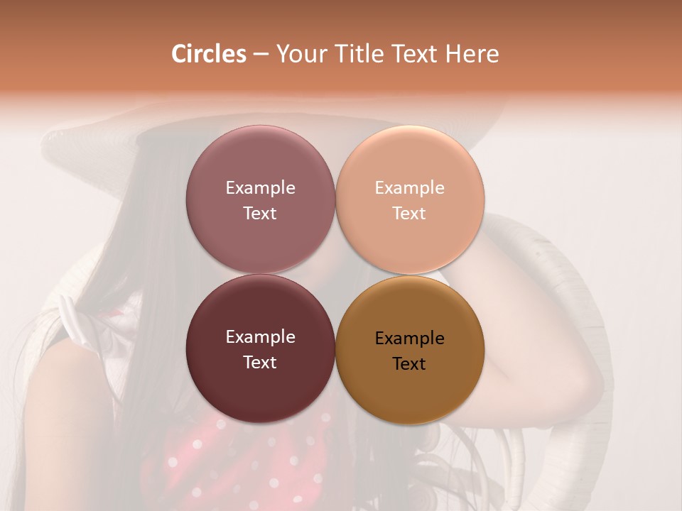 Hat Posed Cutie PowerPoint Template