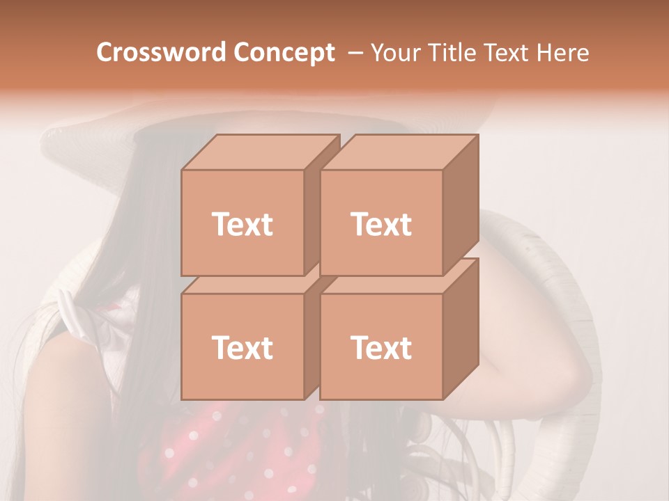 Hat Posed Cutie PowerPoint Template