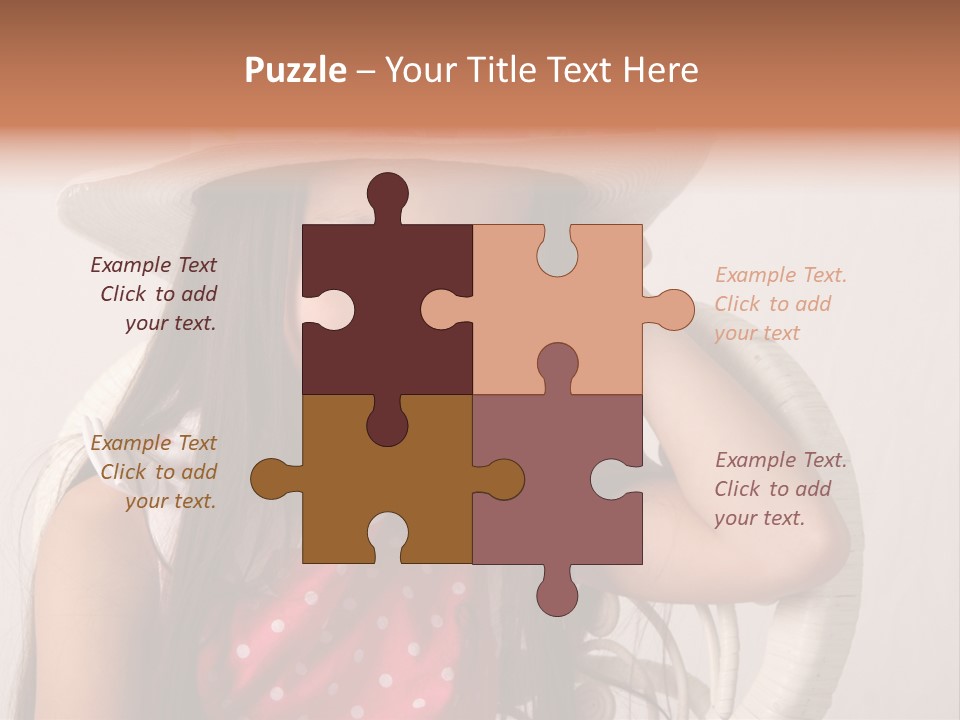 Hat Posed Cutie PowerPoint Template