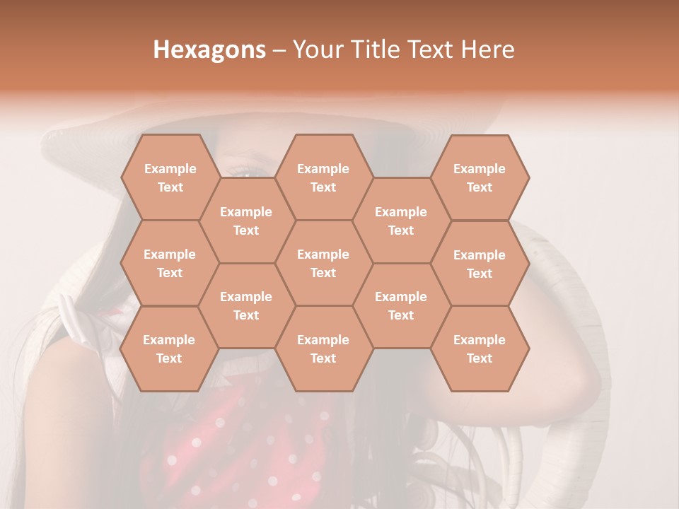 Hat Posed Cutie PowerPoint Template