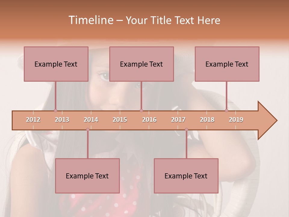 Hat Posed Cutie PowerPoint Template