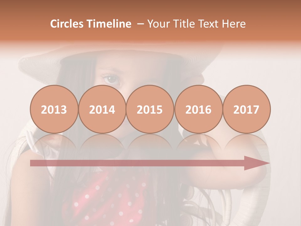 Hat Posed Cutie PowerPoint Template