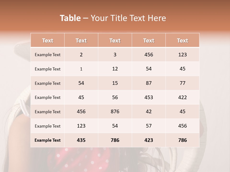 Hat Posed Cutie PowerPoint Template