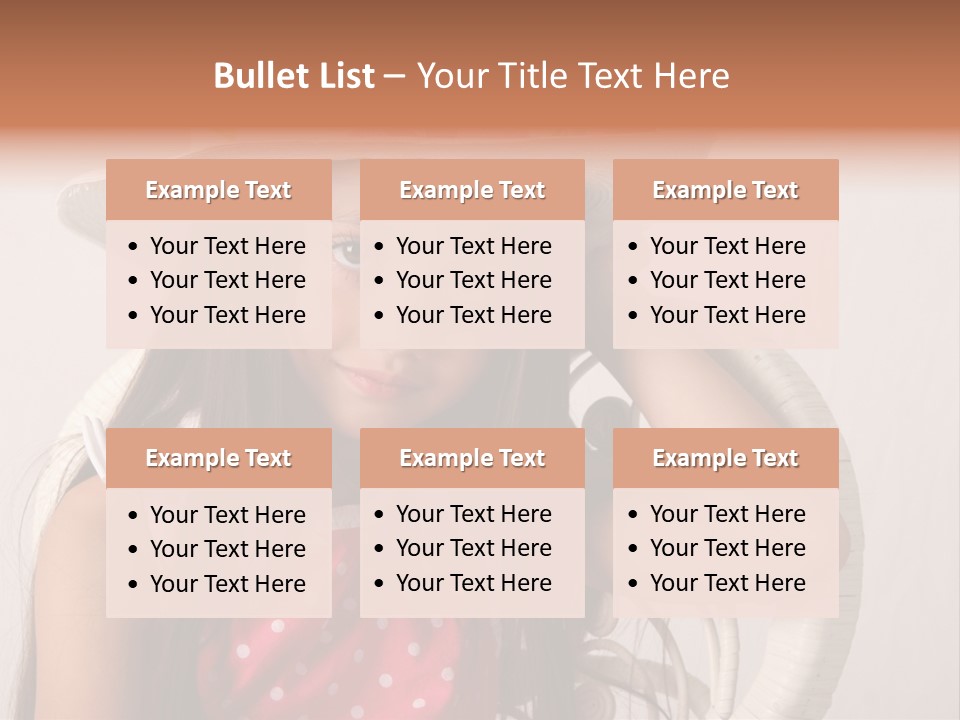 Hat Posed Cutie PowerPoint Template