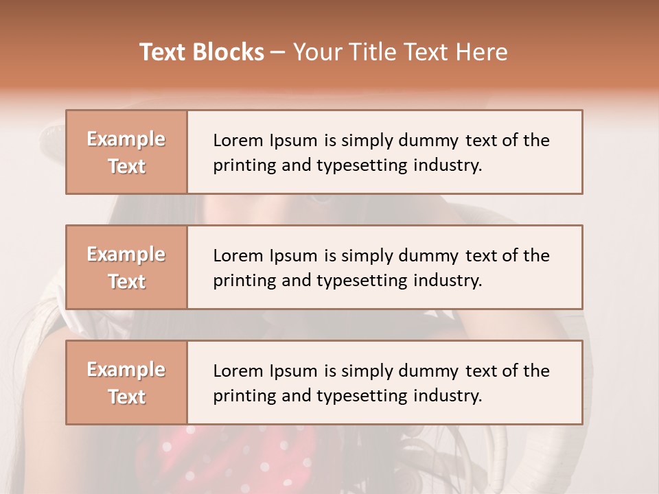 Hat Posed Cutie PowerPoint Template