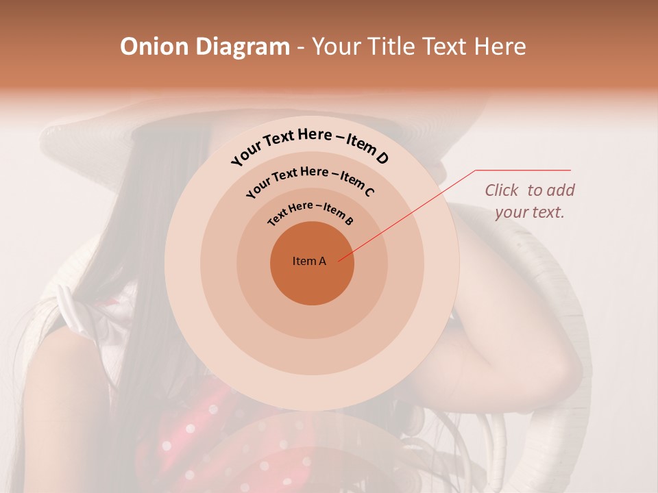 Hat Posed Cutie PowerPoint Template