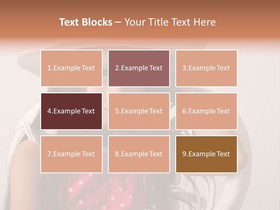 Hat Posed Cutie PowerPoint Template