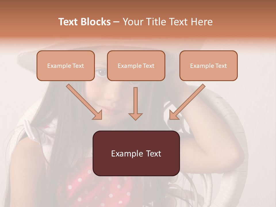 Hat Posed Cutie PowerPoint Template