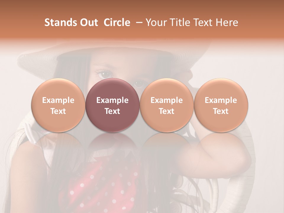 Hat Posed Cutie PowerPoint Template