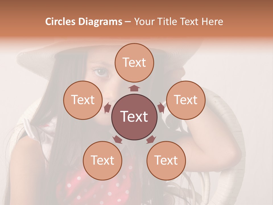 Hat Posed Cutie PowerPoint Template