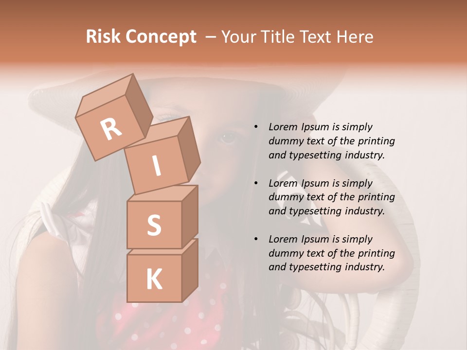 Hat Posed Cutie PowerPoint Template