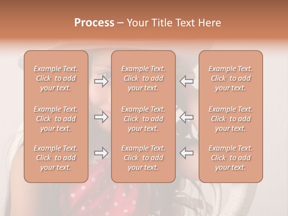 Hat Posed Cutie PowerPoint Template