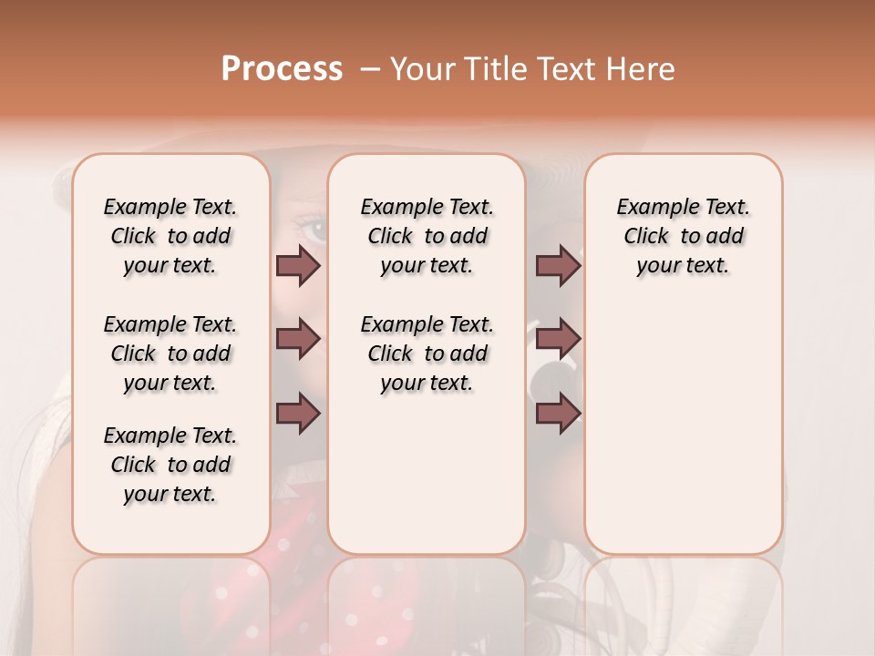 Hat Posed Cutie PowerPoint Template