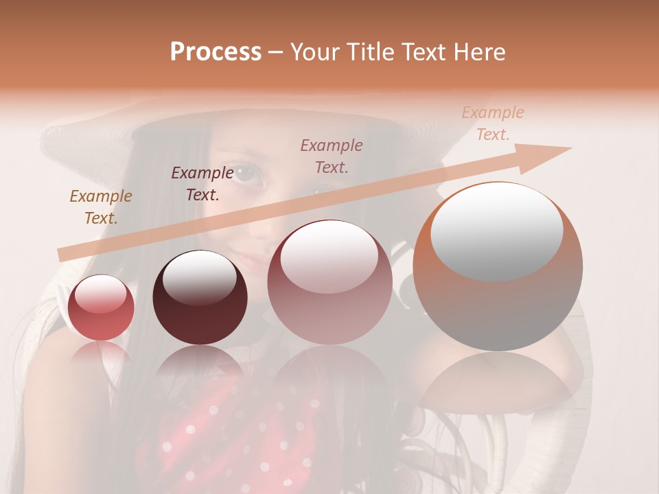 Hat Posed Cutie PowerPoint Template