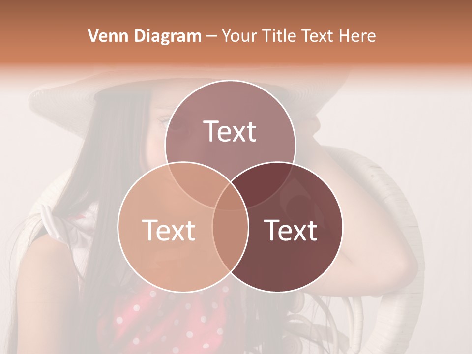 Hat Posed Cutie PowerPoint Template