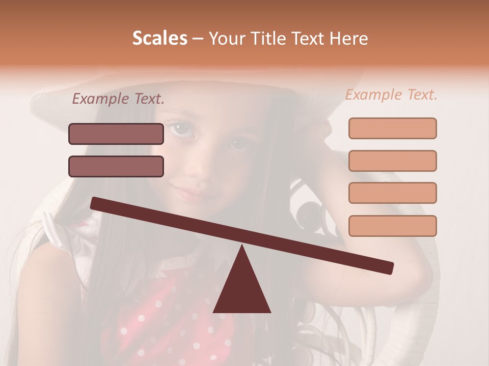 Hat Posed Cutie PowerPoint Template