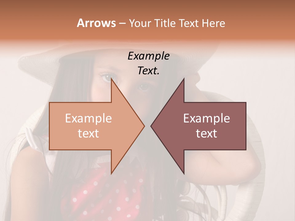 Hat Posed Cutie PowerPoint Template