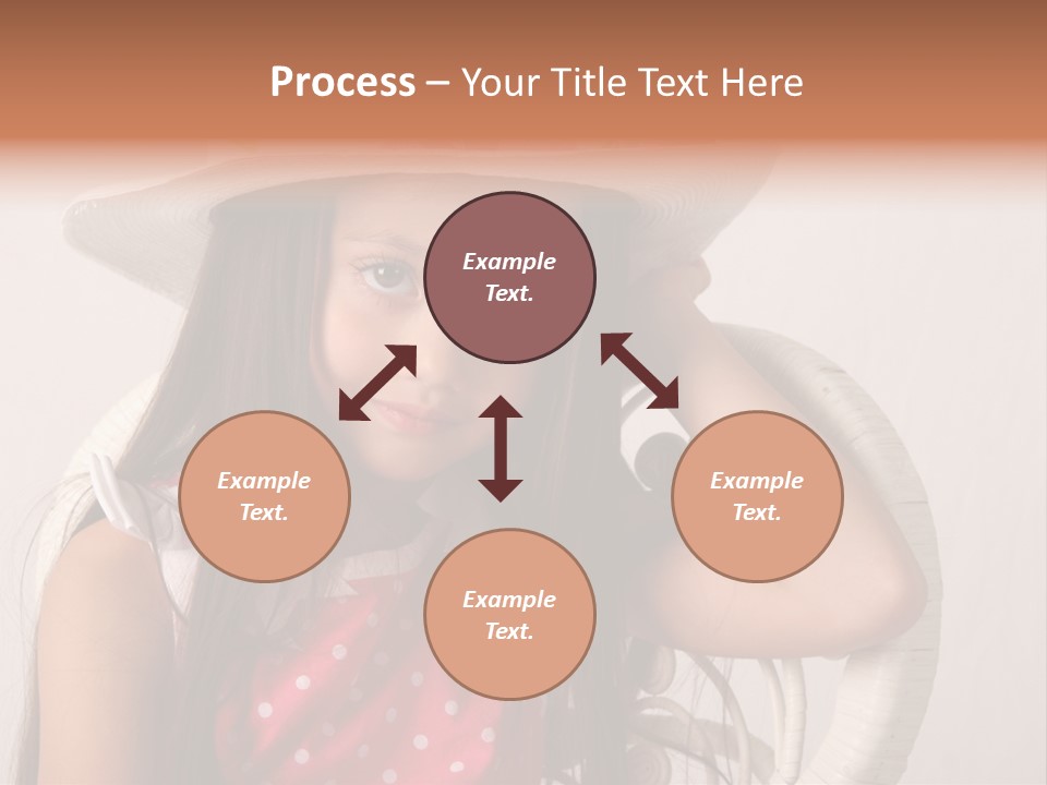 Hat Posed Cutie PowerPoint Template