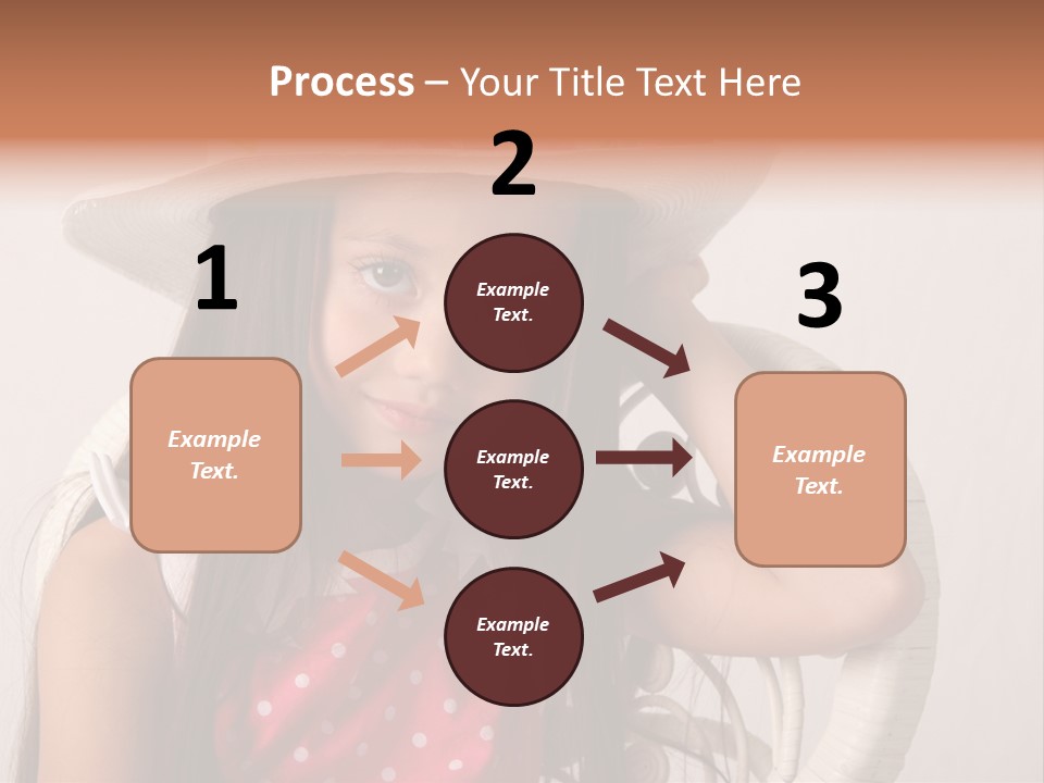 Hat Posed Cutie PowerPoint Template