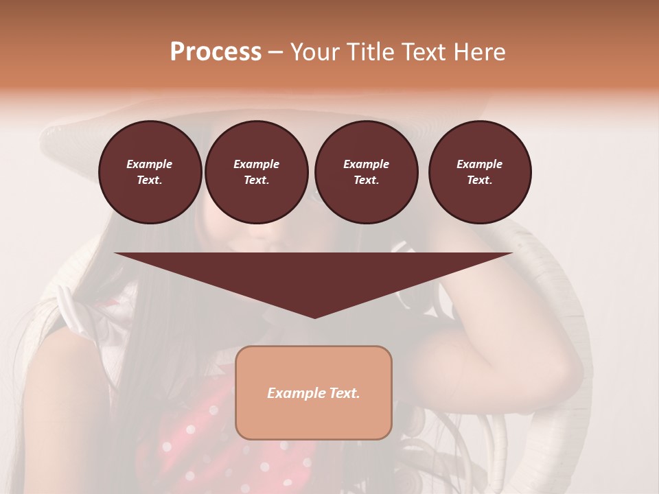 Hat Posed Cutie PowerPoint Template