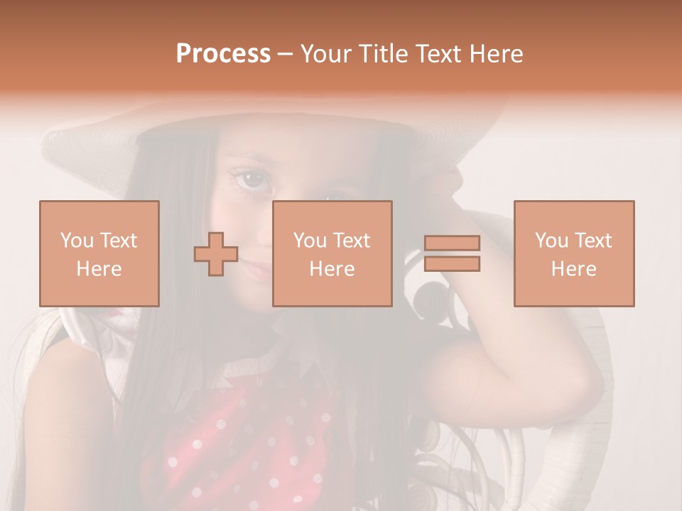 Hat Posed Cutie PowerPoint Template