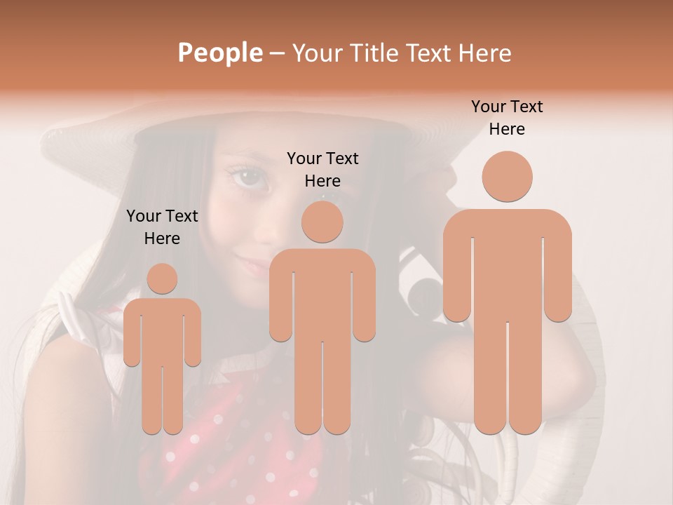 Hat Posed Cutie PowerPoint Template