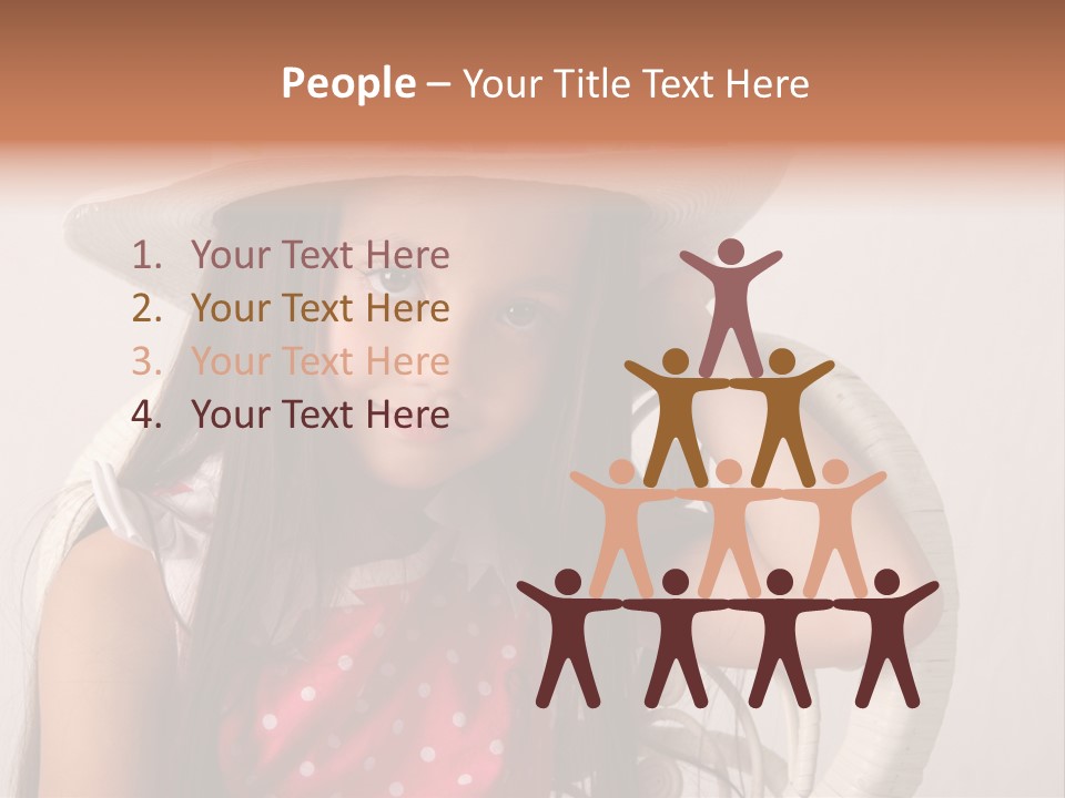 Hat Posed Cutie PowerPoint Template