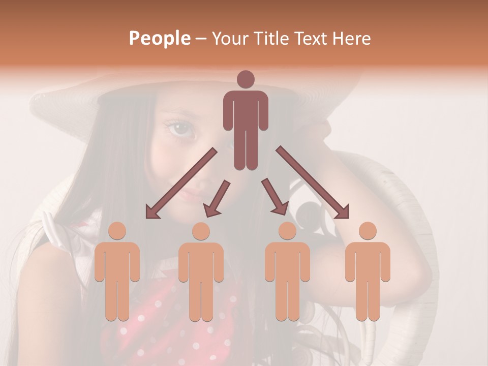 Hat Posed Cutie PowerPoint Template