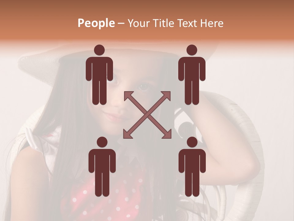 Hat Posed Cutie PowerPoint Template