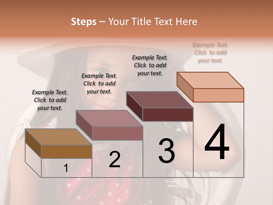 Hat Posed Cutie PowerPoint Template