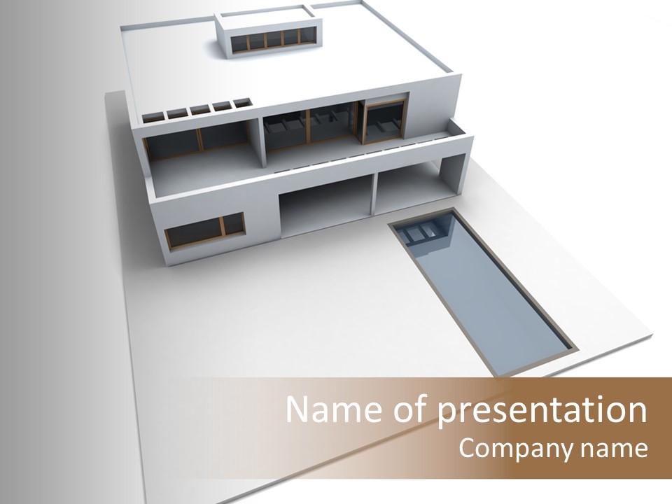 Countryside Building Creation PowerPoint Template