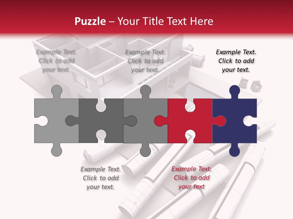 Construction Study Domicile PowerPoint Template