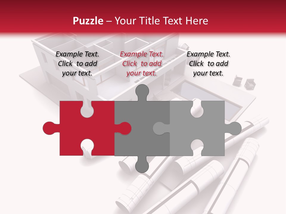 Construction Study Domicile PowerPoint Template