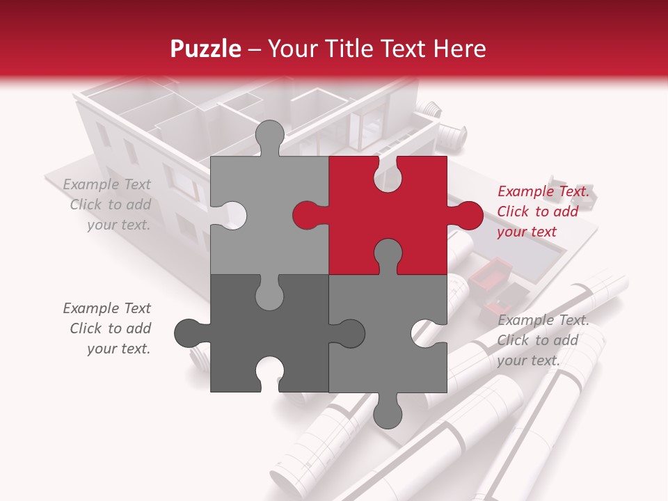 Construction Study Domicile PowerPoint Template