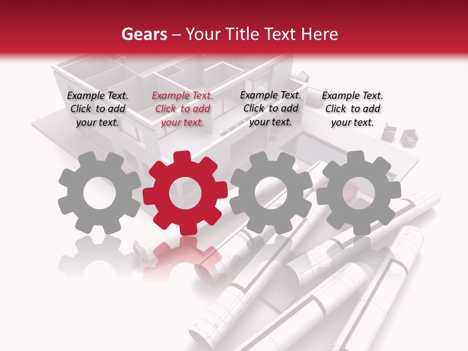 Construction Study Domicile PowerPoint Template