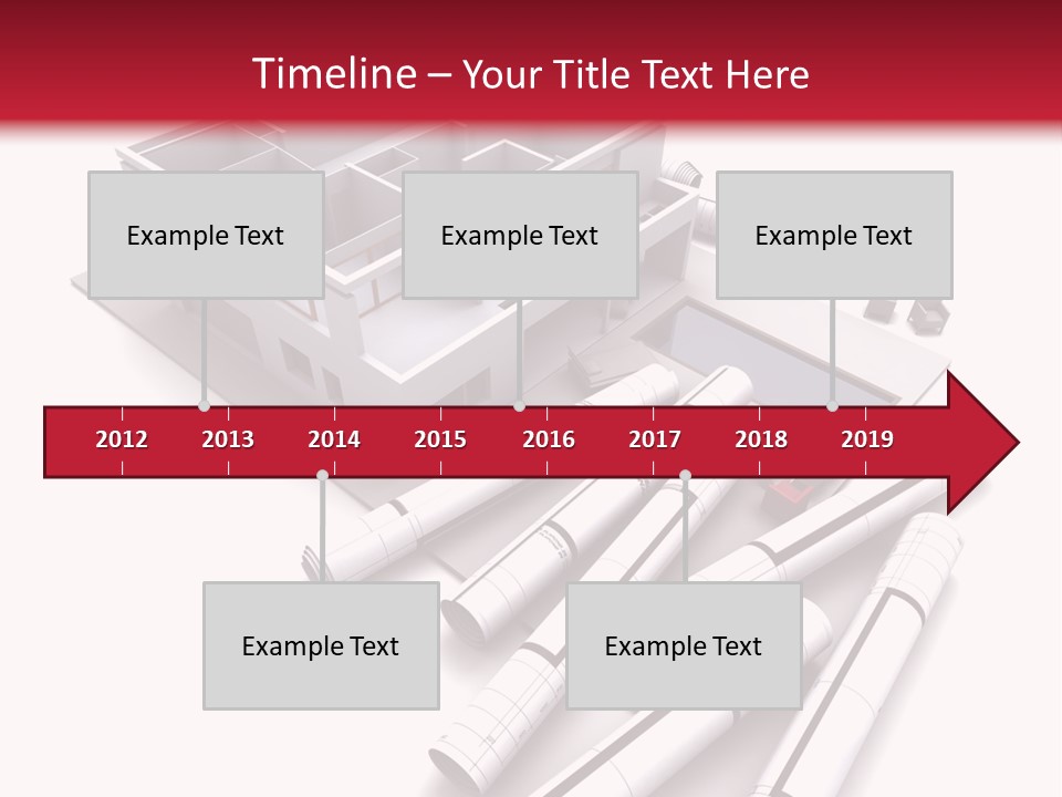 Construction Study Domicile PowerPoint Template