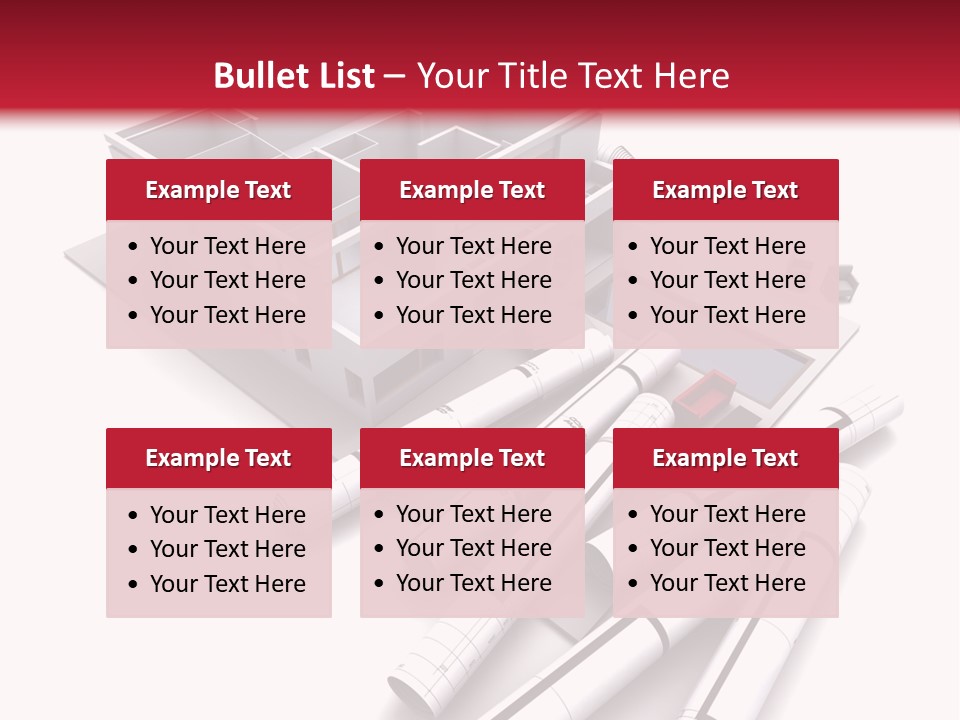 Construction Study Domicile PowerPoint Template