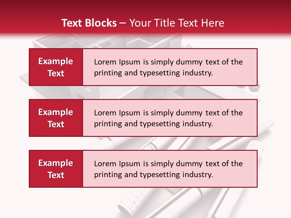 Construction Study Domicile PowerPoint Template