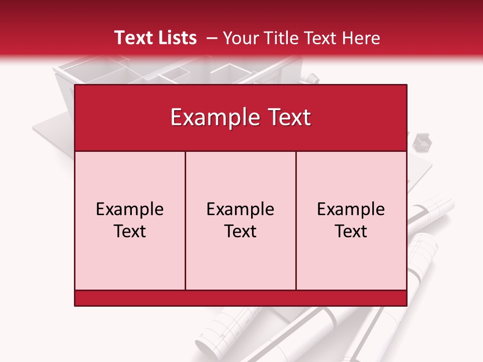 Construction Study Domicile PowerPoint Template