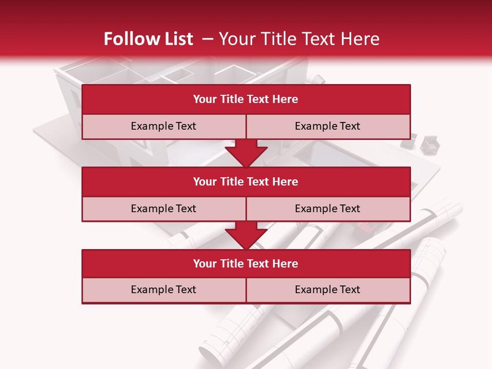 Construction Study Domicile PowerPoint Template