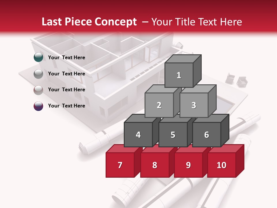Construction Study Domicile PowerPoint Template