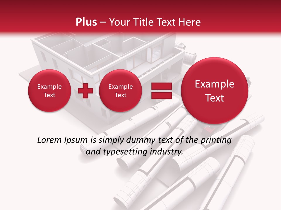 Construction Study Domicile PowerPoint Template